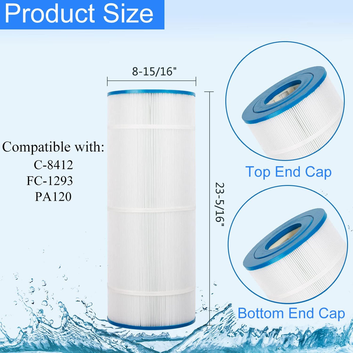 120 Sq.Ft Filter Cartridge, Pack of 1 P7882