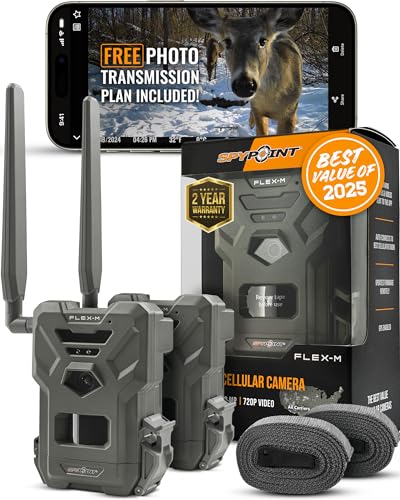 Twin Pack Cellular Trail Cameras with Night Vision F455