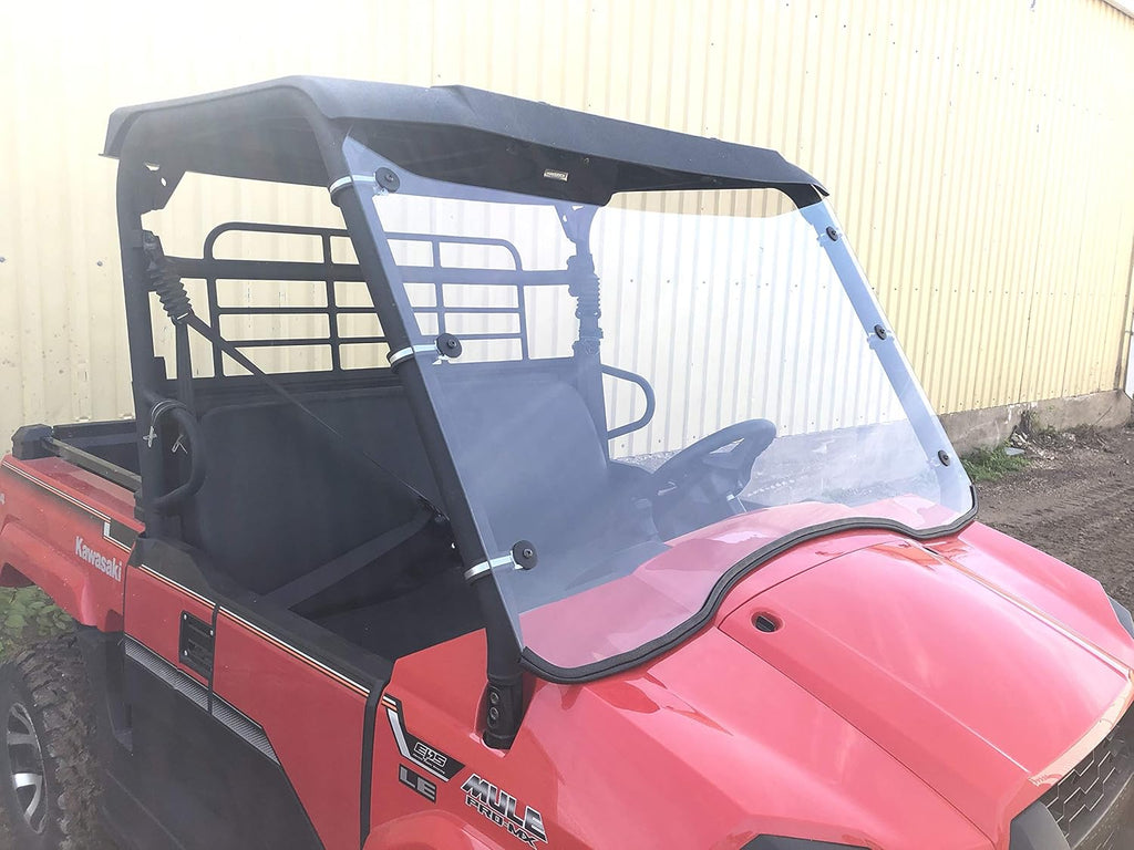 Kawasaki Mule Pro MX Scratch Resistant Polycarbonate Full Windshield H3521