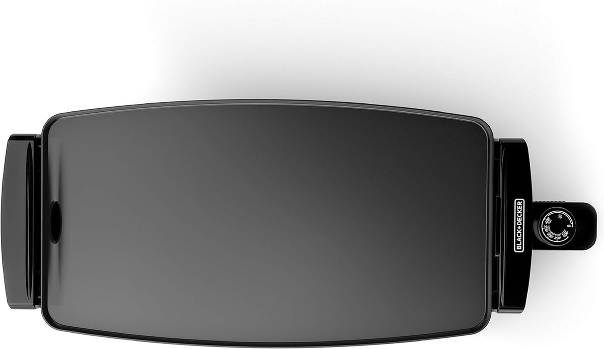 Black Electric Griddle with Removable Temperature Probe G60376