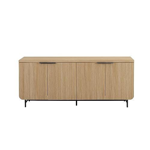 Black 4-Door Sideboard R482
