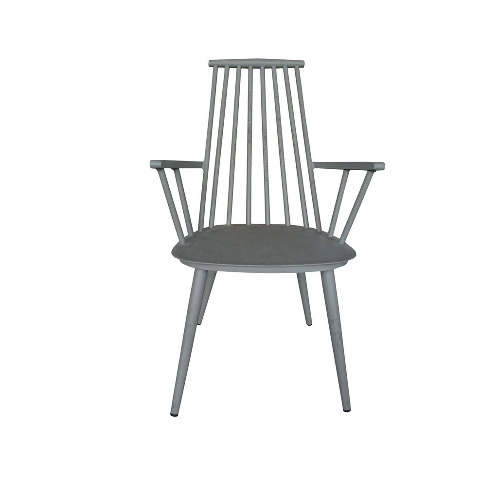 Aluminum Indoor/Outdoor Dining Chair Set of 2 Gray R45384
