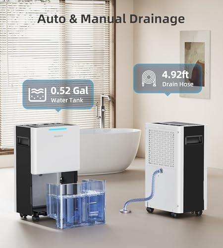 21 Pints Dehumidifier with Drain Hose Y181