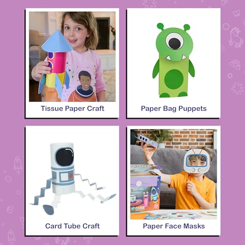 20 Animal Toddler Arts and Crafts for Kids Ages 3-10 Years, All-Inclusive Animal Craft Kits Y374981