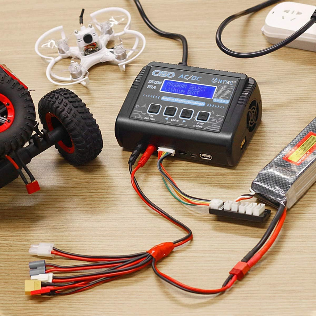 150W 10A 1-6S AC/DC LiPo Battery Balance Charger X853