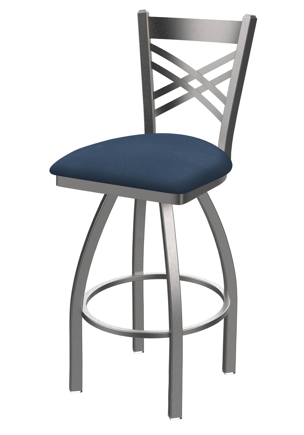 Swivel Counter Stool with Stainless Finish M47953