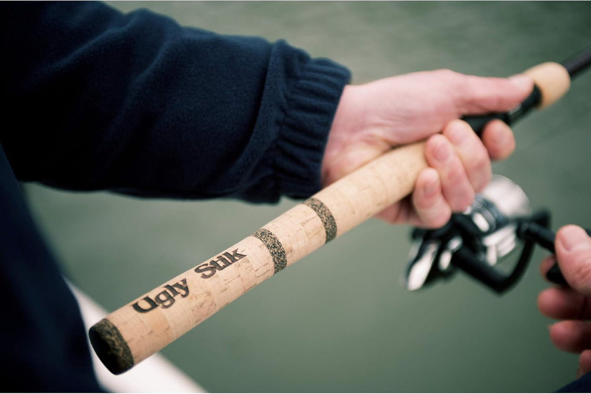 7’ Two Piece Spinning Rod, Medium Light Power, Medium Fast Action, 1/8-1/2 oz. Lure Rating D125999
