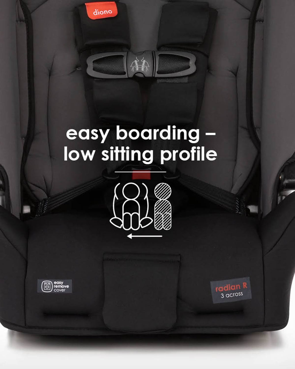 Gray Convertible Car Seat I57433