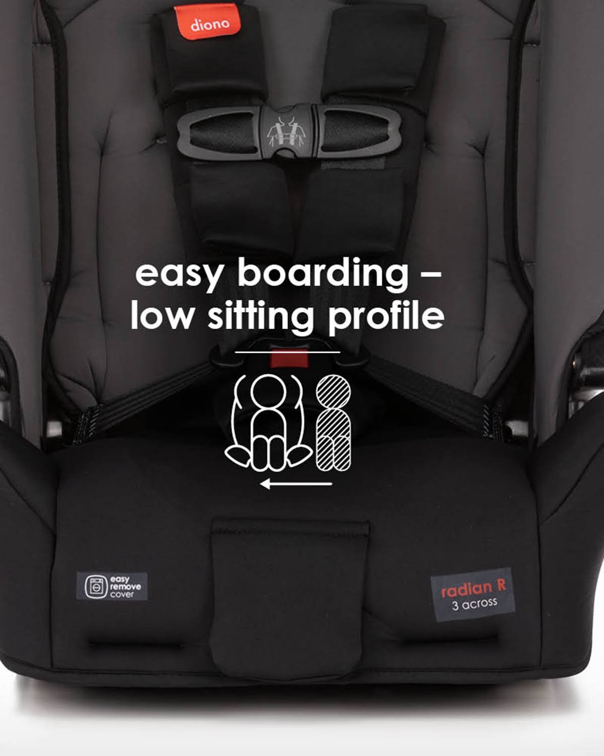 Gray Convertible Car Seat I57433
