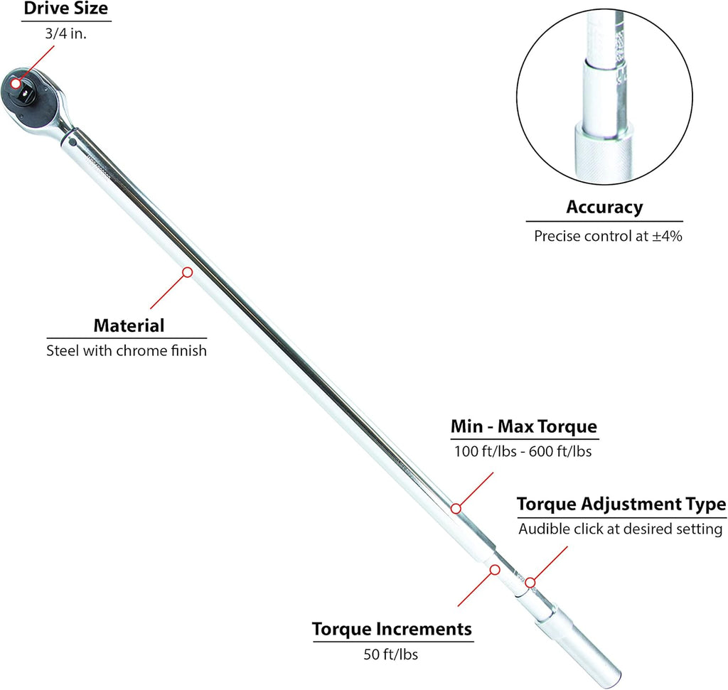 3/4 Drive Torque Wrench P185