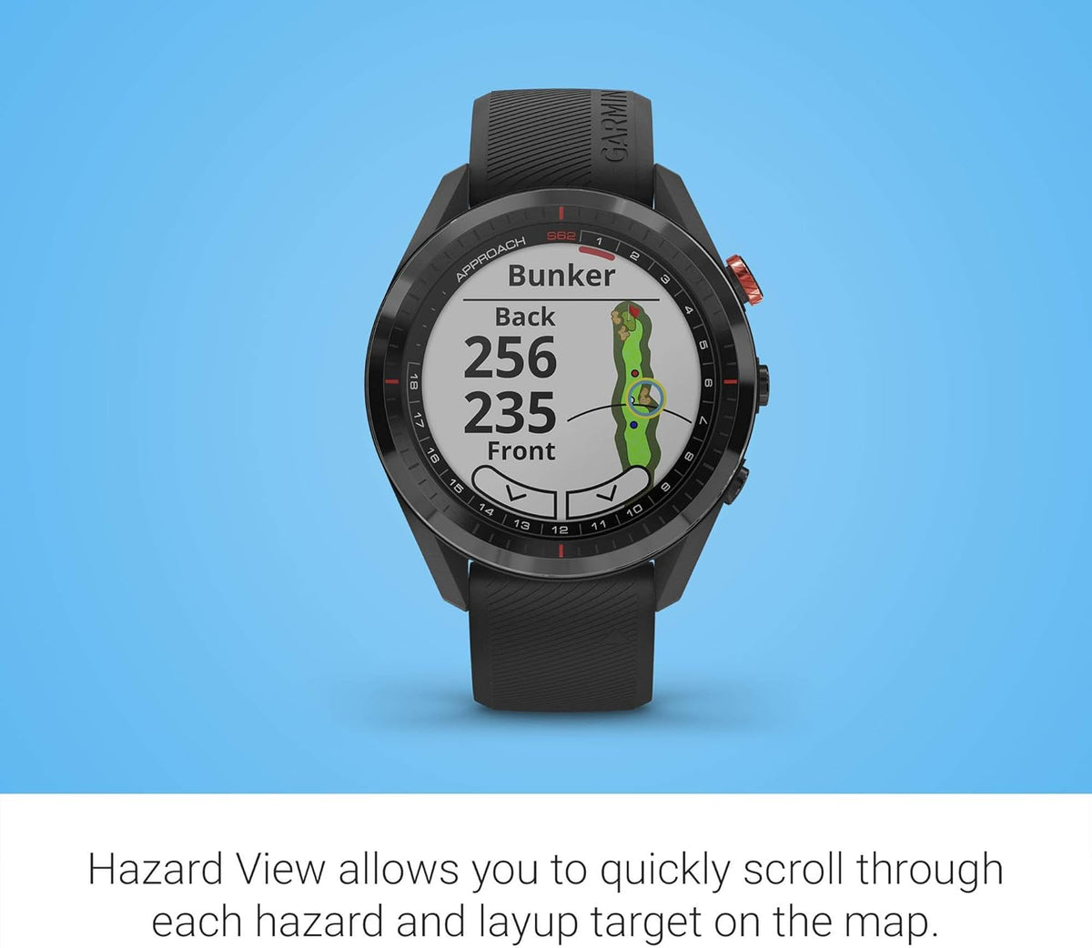 Black Golf GPS Watch T852560