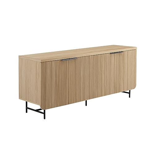 Black 4-Door Sideboard R482