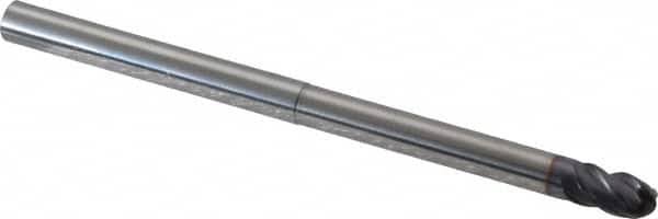 1/4x22 Diam 4 Flute Solid Carbide Ball End Mill J89233