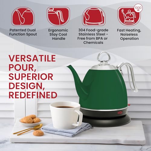 32 oz Red Electric Kettle V12224