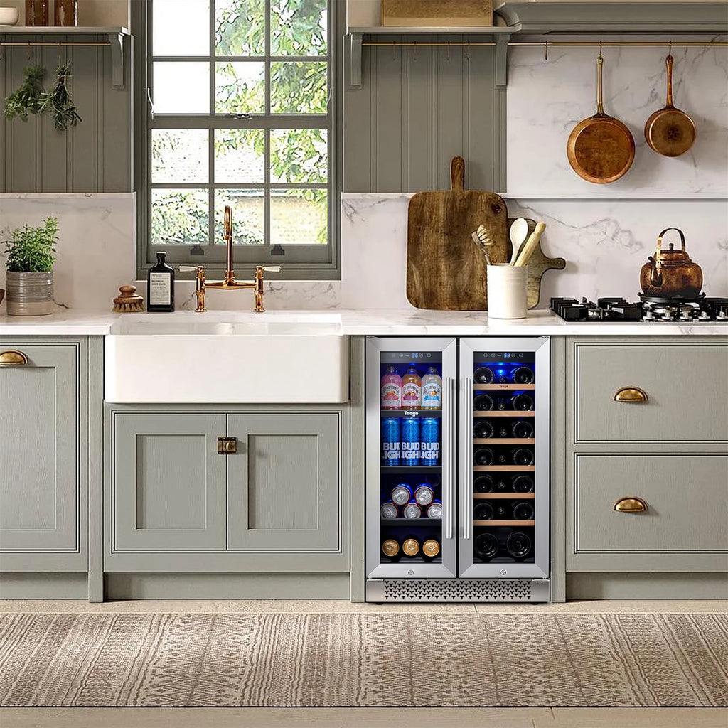 24 Inch Dual Zone Wine and Beverage Refrigerator V854205