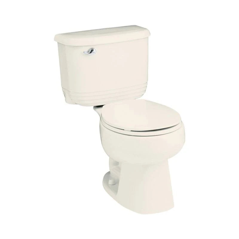 Biscuit Round Front Two-Piece Toilet H8796
