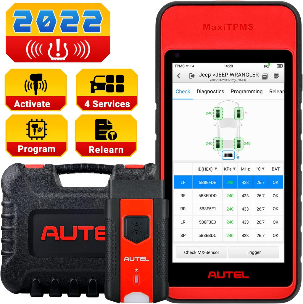 TPMS Relearn Scan Tool with TBE200 (E) Z8722