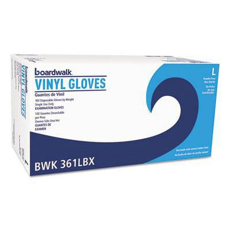 Clear Large Vinyl Exam Gloves F997