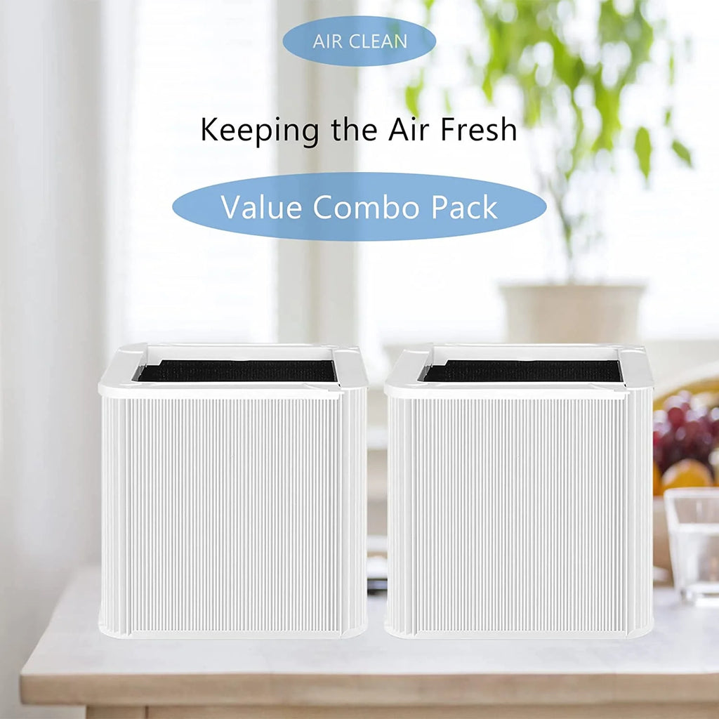 Auto Replacement Filter Compatible with Blueair Blue Pure 211+ Auto Air Cleaner Purifier, Pack of 2 B361861