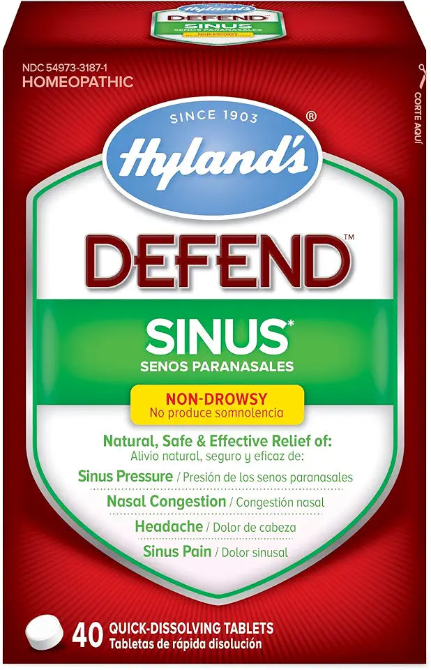 Non-Drowsy Sinus and Cold Medicine 40 Count O763
