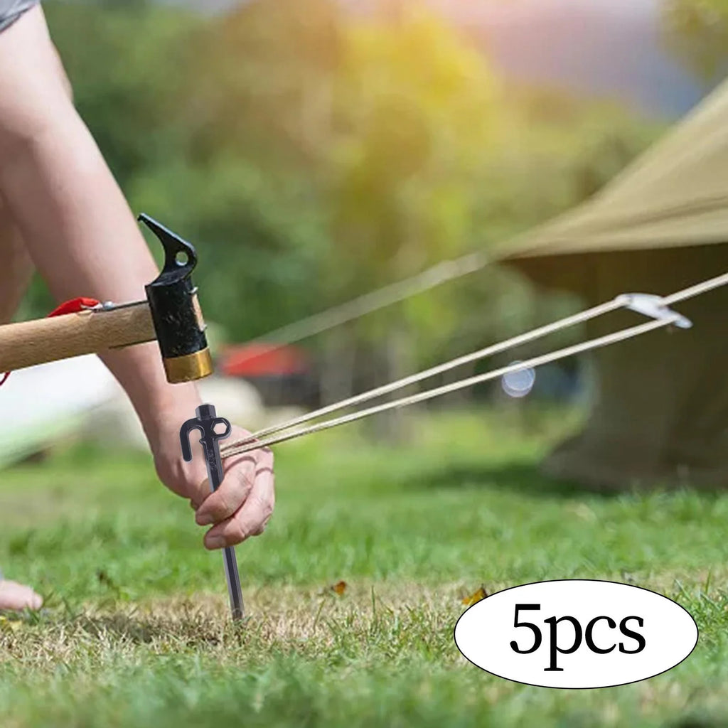 5pcs Steel Tent Stakes 30cm D3975