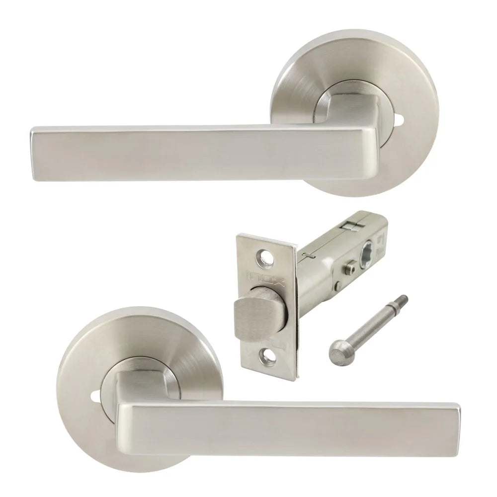 Stainless Steel Privacy Door Lever Set X959388