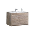 36 in. Wall Mount Nature Wood Bathroom Vanity L905287