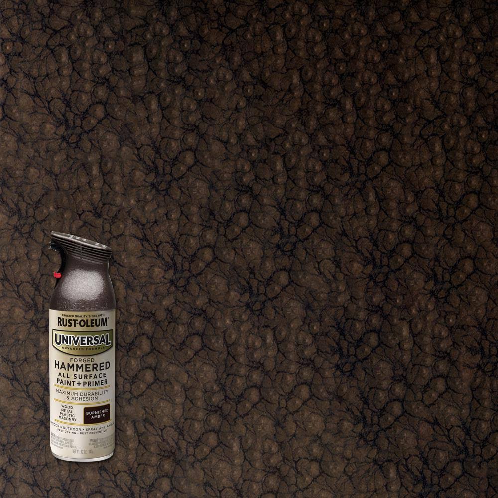 11 oz All Surface Hammered Burnished Amber Spray Paint and Primer (6-Pack) E506