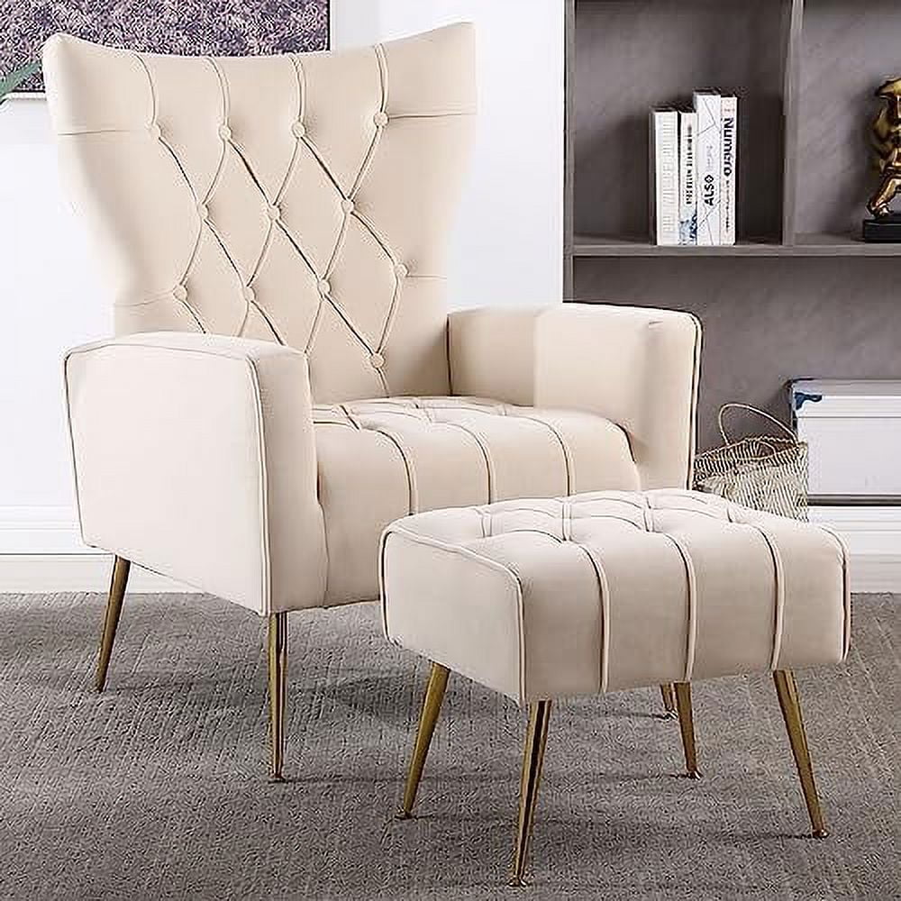 Teddy Accent Chair with Ottoman R83997