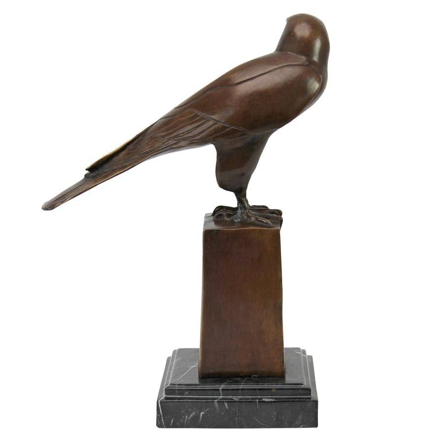 Cast Bronze Falcon Statue B2600