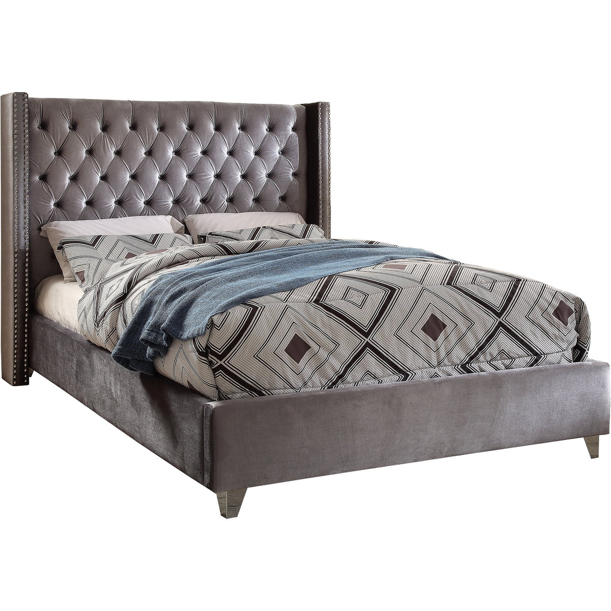 Velvet King Bed G581