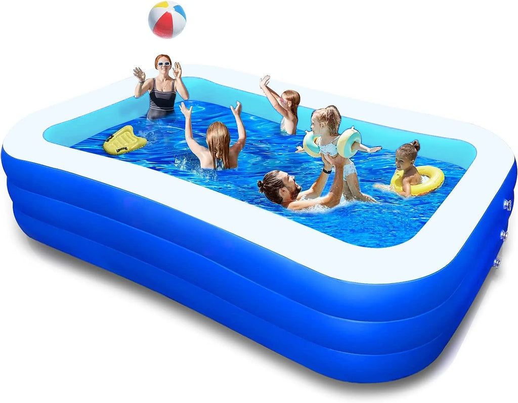 Inflatable Pool 118 X 68 X 22 Oversized Thickened S285636