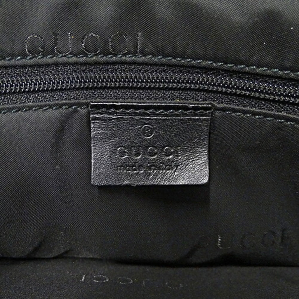 Pre-Owned Nylon Black Bamboo Handbag M990