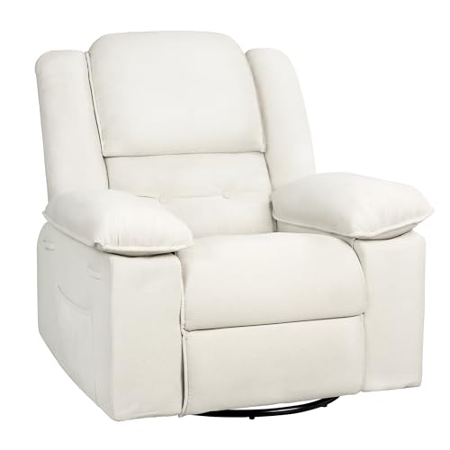 Oversized Swivel Rocker Recliner Chair with Heating H75881
