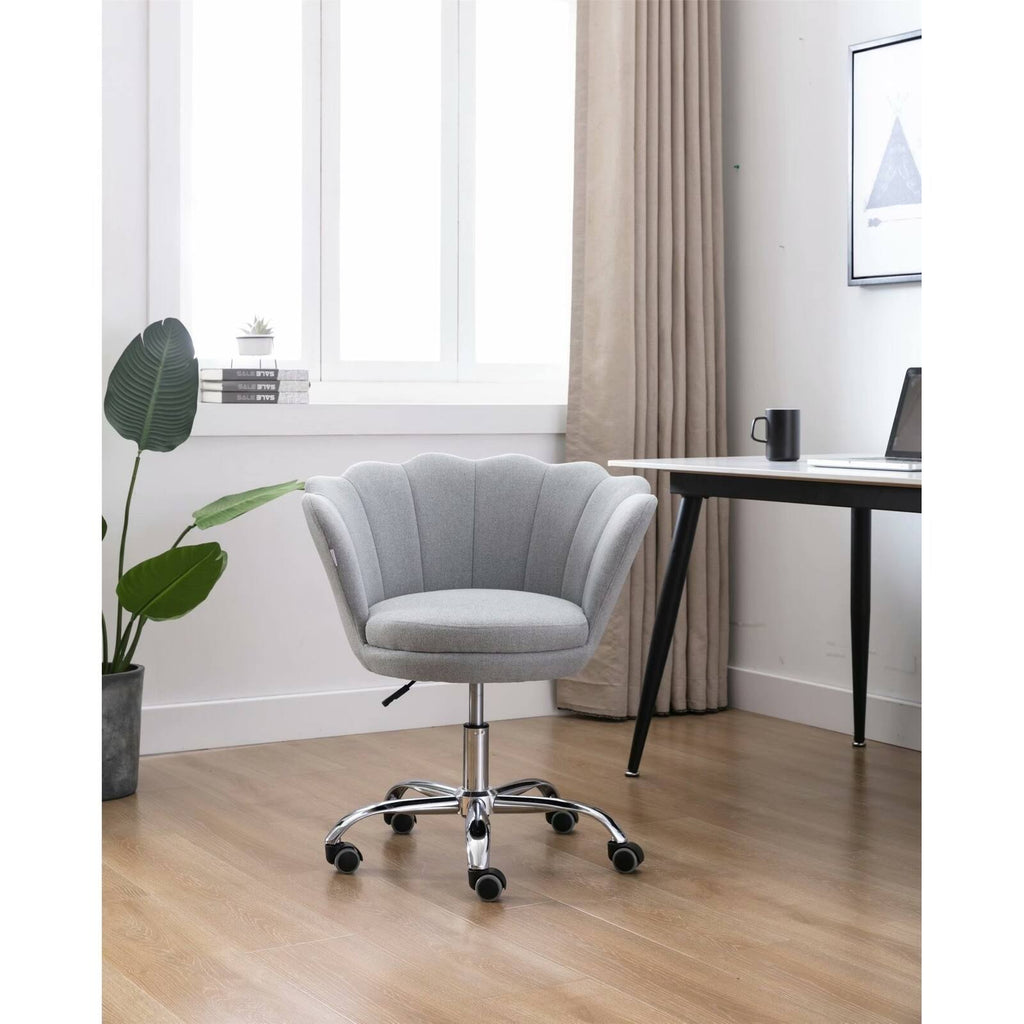 Light Grey Swivel Shell Chair K4425