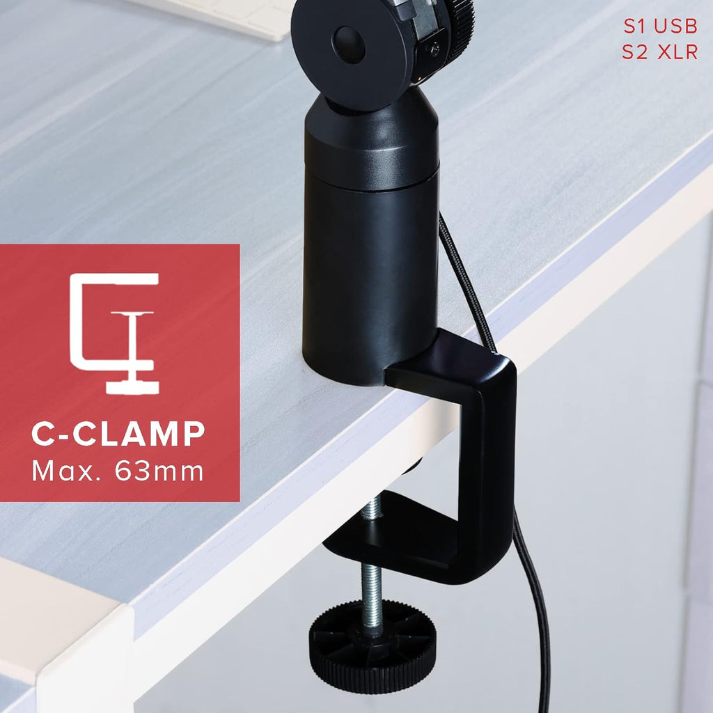 Adjustable Aluminium Microphone Boom Arm Stand, Pack of 2 T175823