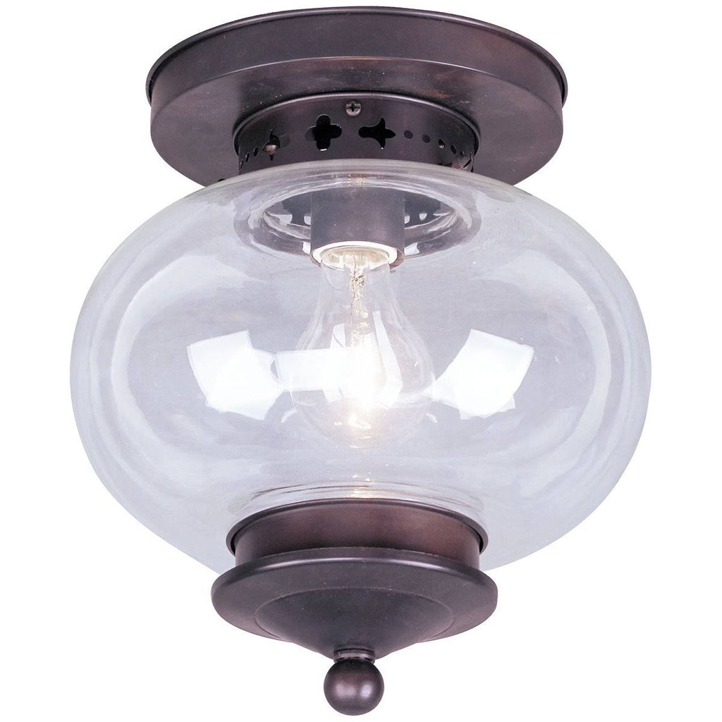 Antique Brass 1 Light Ceiling Mount Z970695