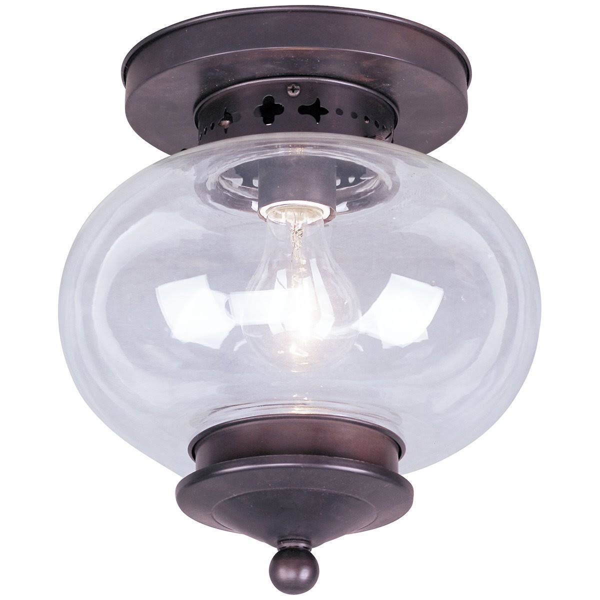 Antique Brass 1 Light Ceiling Mount Z970695