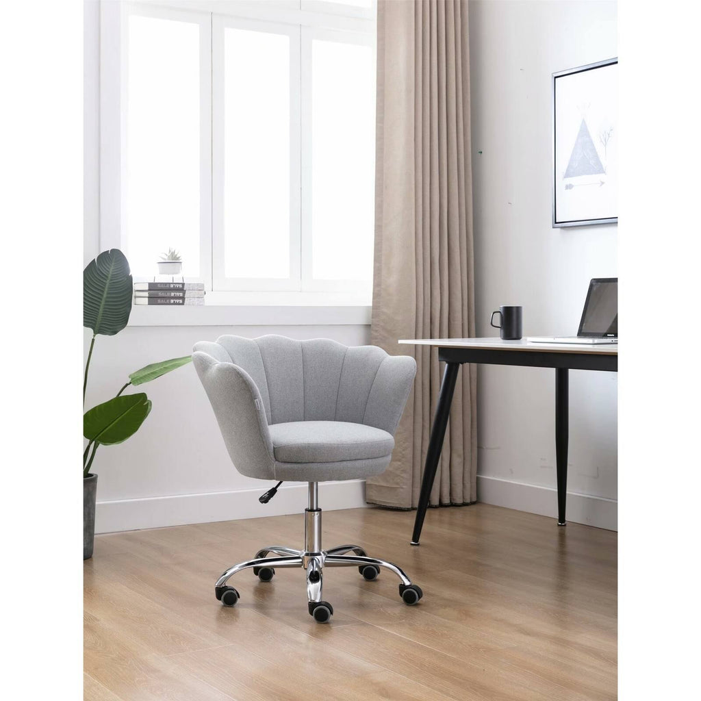 Light Grey Swivel Shell Chair K4425