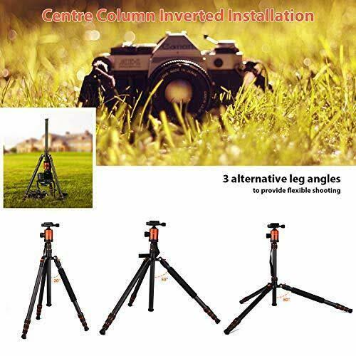 Carbon Fiber Camera Tripod Monopod with 360 Degree Ball Head K232882