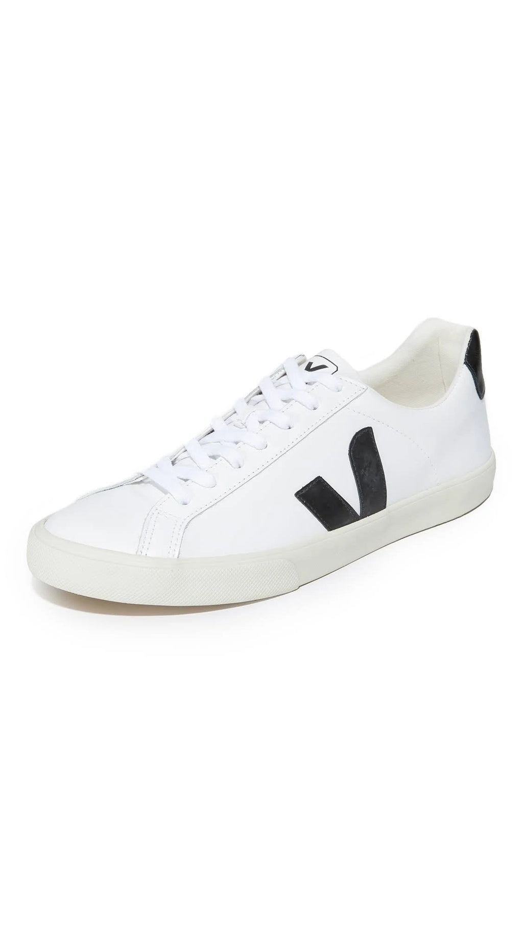 Leather Extra White Black Sneakers U8006