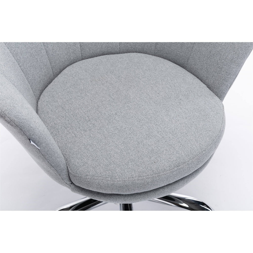 Light Grey Swivel Shell Chair K4425