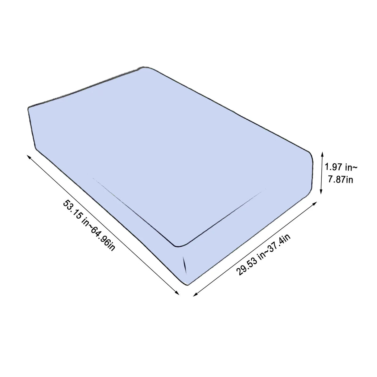 High Elastic Non Slip Polyester Sofa Cover W7701