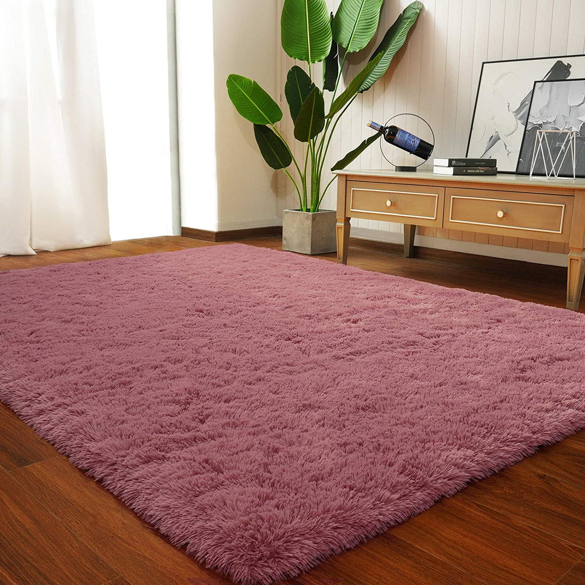Blush Super Soft Area Rug 4' x 5.3' J53954