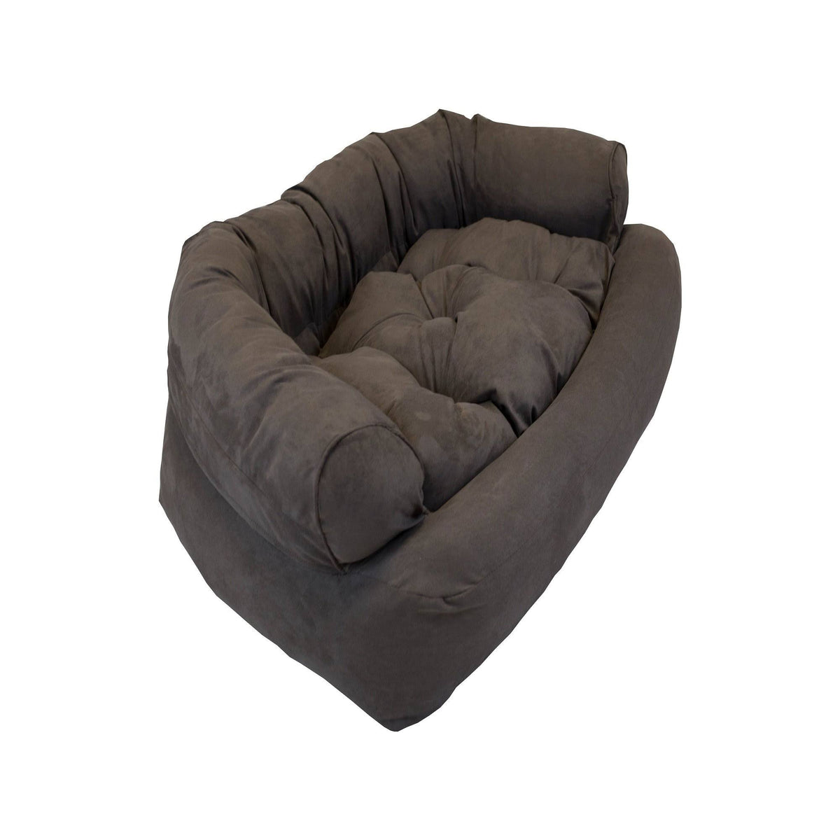 XL Dark Brown Micro Suede Pet Sofa D692166