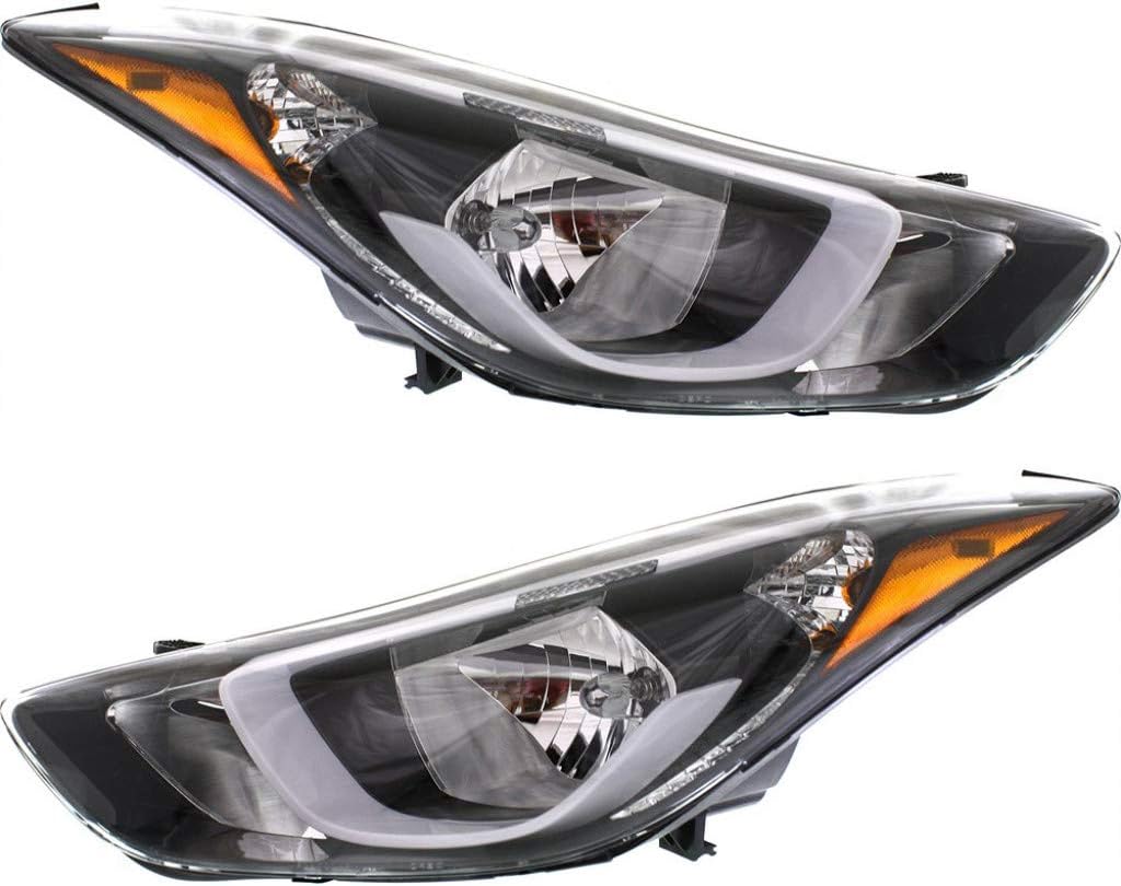 Hyundai Elantra Headlight 2014 2015 2016 Driver Side X904001