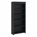 Antique Black Bookcase Q941