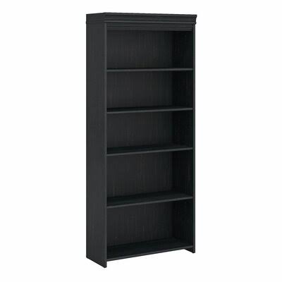 Antique Black Bookcase Q941