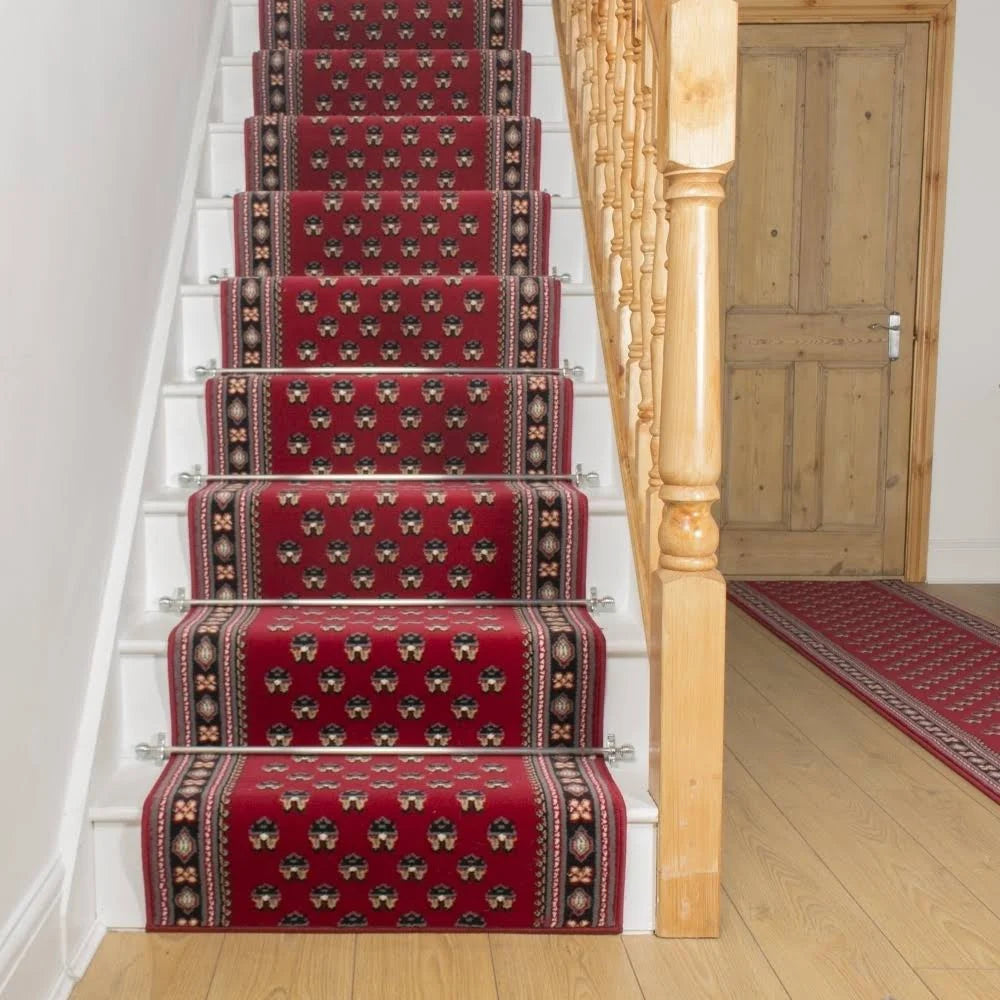 Red Stair Carpet Runner 3 Foot V525