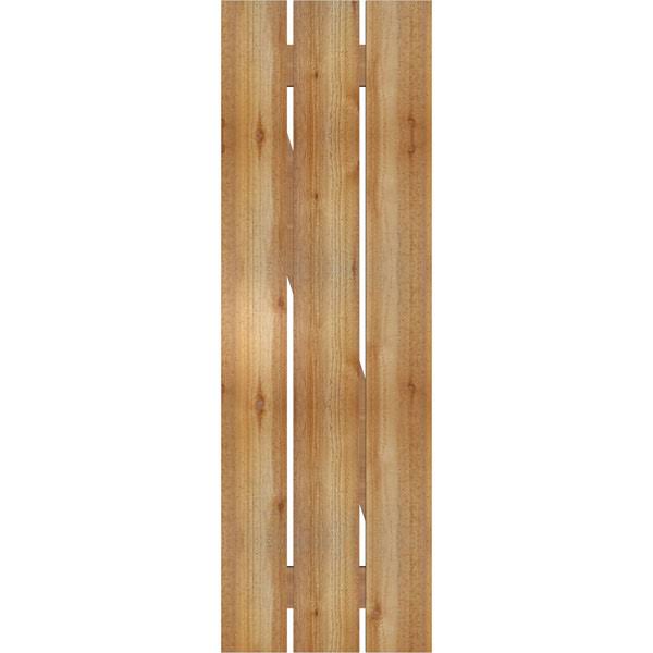 Rough Sawn Western Red Cedar Board-n-Batten Shutters J482